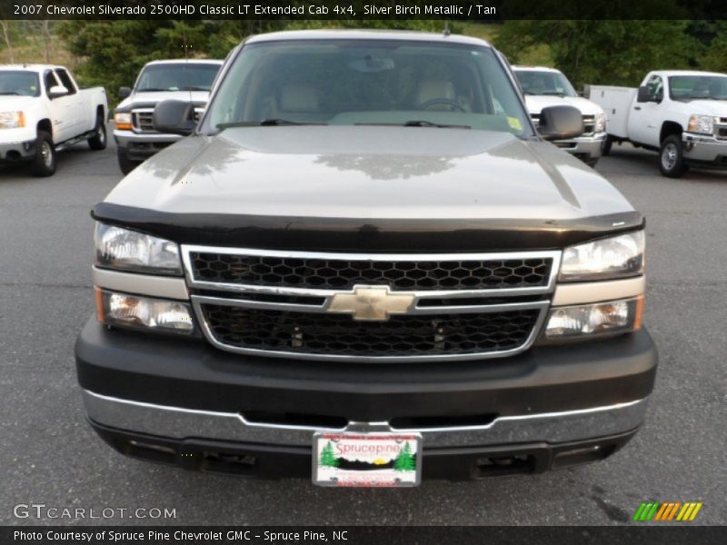 Silver Birch Metallic / Tan 2007 Chevrolet Silverado 2500HD Classic LT Extended Cab 4x4