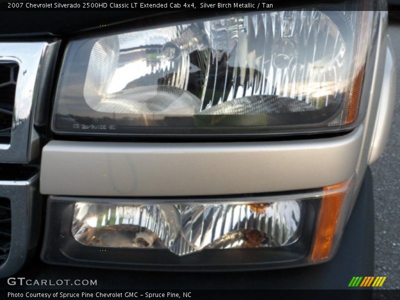 Silver Birch Metallic / Tan 2007 Chevrolet Silverado 2500HD Classic LT Extended Cab 4x4