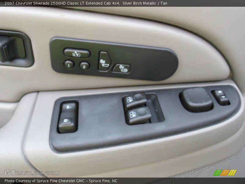 Silver Birch Metallic / Tan 2007 Chevrolet Silverado 2500HD Classic LT Extended Cab 4x4
