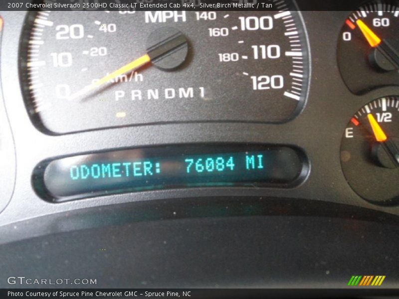 Silver Birch Metallic / Tan 2007 Chevrolet Silverado 2500HD Classic LT Extended Cab 4x4