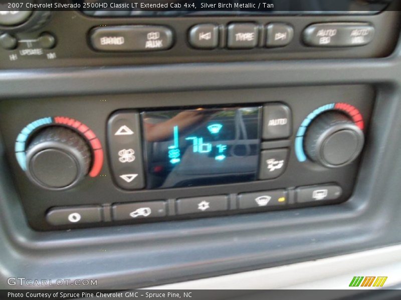 Silver Birch Metallic / Tan 2007 Chevrolet Silverado 2500HD Classic LT Extended Cab 4x4