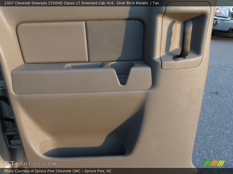 Silver Birch Metallic / Tan 2007 Chevrolet Silverado 2500HD Classic LT Extended Cab 4x4