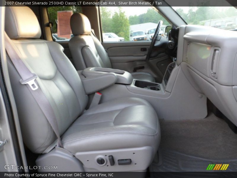 Silver Birch Metallic / Tan 2007 Chevrolet Silverado 2500HD Classic LT Extended Cab 4x4