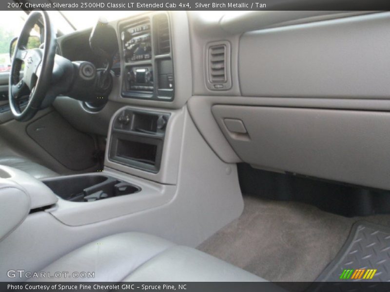 Silver Birch Metallic / Tan 2007 Chevrolet Silverado 2500HD Classic LT Extended Cab 4x4