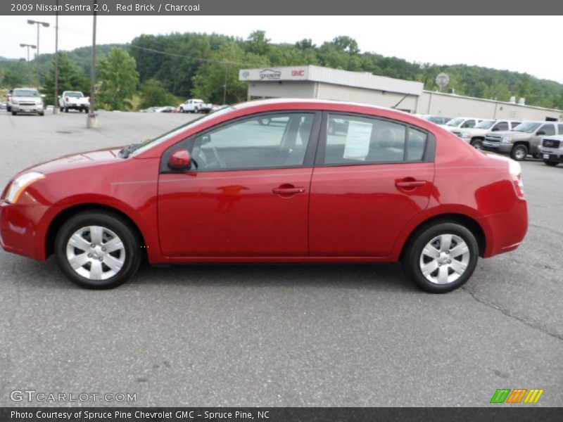Red Brick / Charcoal 2009 Nissan Sentra 2.0