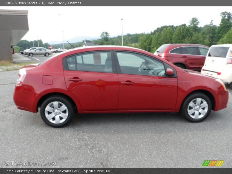 Red Brick / Charcoal 2009 Nissan Sentra 2.0