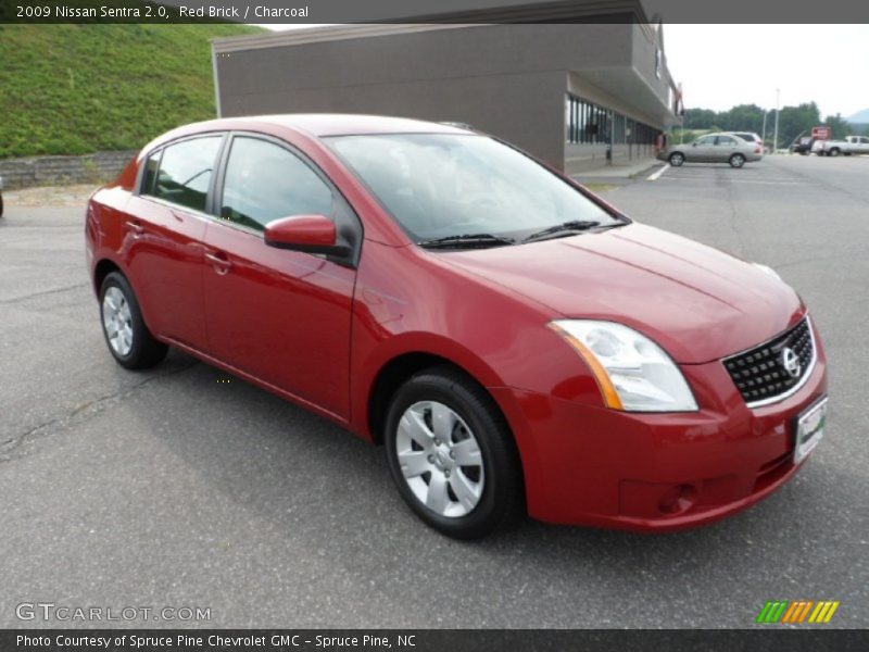 Red Brick / Charcoal 2009 Nissan Sentra 2.0