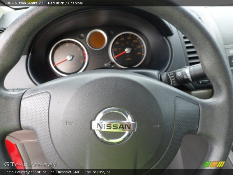 Red Brick / Charcoal 2009 Nissan Sentra 2.0