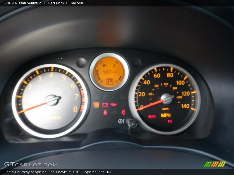 Red Brick / Charcoal 2009 Nissan Sentra 2.0