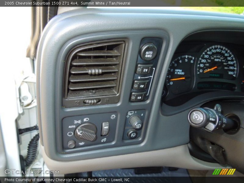 Summit White / Tan/Neutral 2005 Chevrolet Suburban 1500 Z71 4x4