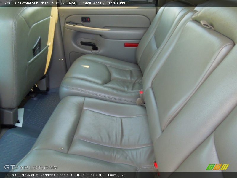 Summit White / Tan/Neutral 2005 Chevrolet Suburban 1500 Z71 4x4