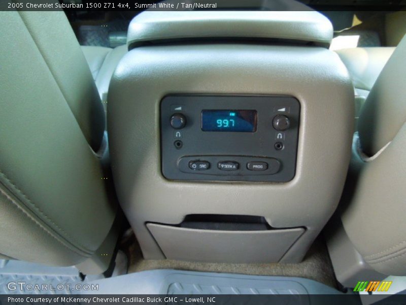 Summit White / Tan/Neutral 2005 Chevrolet Suburban 1500 Z71 4x4