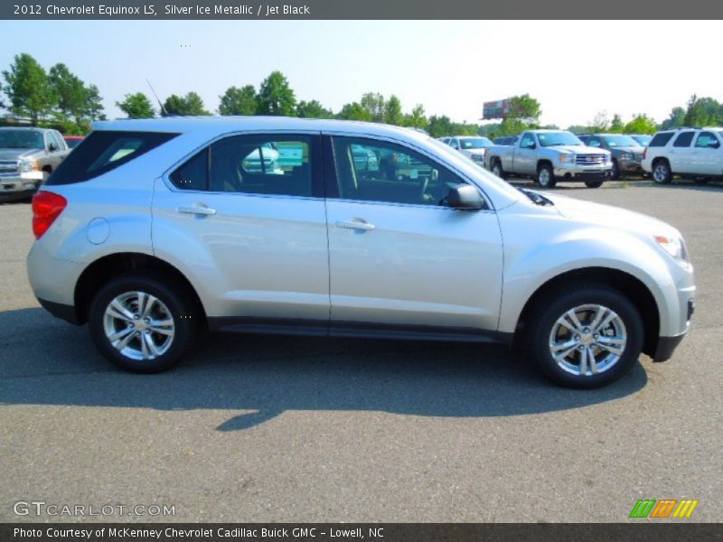 Silver Ice Metallic / Jet Black 2012 Chevrolet Equinox LS
