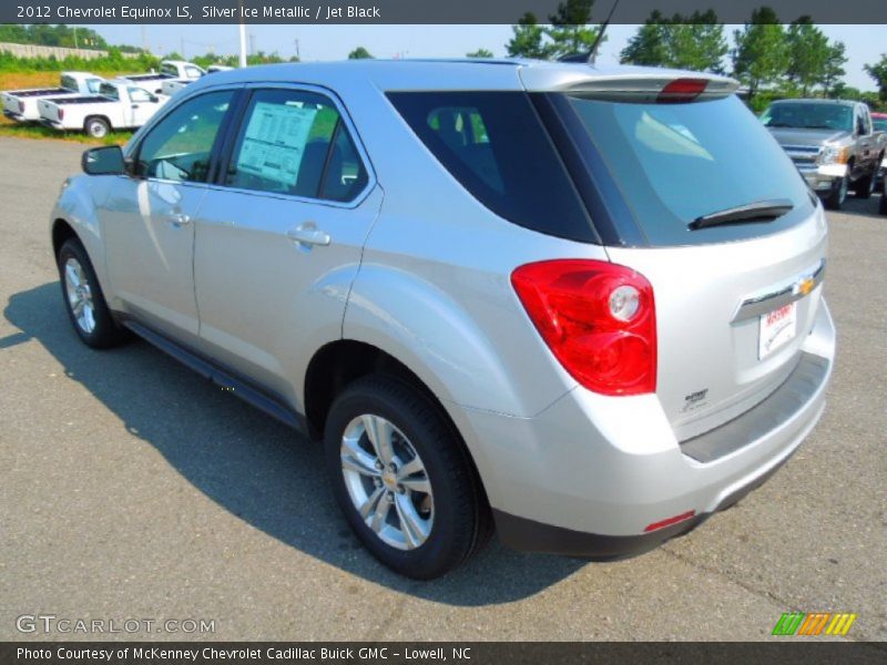 Silver Ice Metallic / Jet Black 2012 Chevrolet Equinox LS