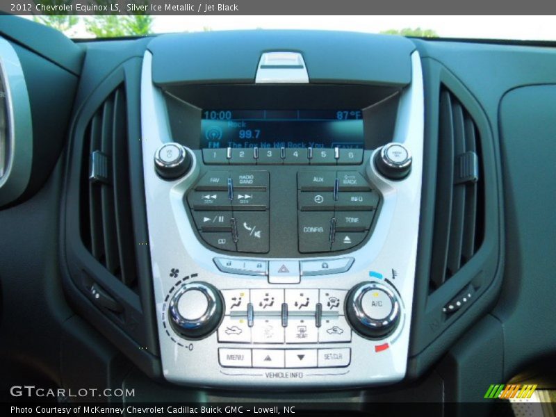 Silver Ice Metallic / Jet Black 2012 Chevrolet Equinox LS