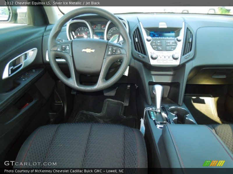 Silver Ice Metallic / Jet Black 2012 Chevrolet Equinox LS