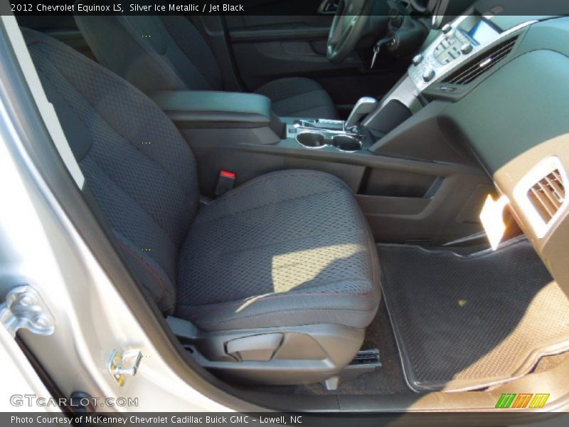 Silver Ice Metallic / Jet Black 2012 Chevrolet Equinox LS
