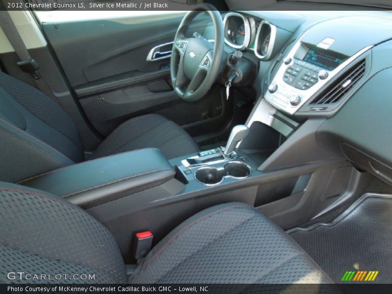 Silver Ice Metallic / Jet Black 2012 Chevrolet Equinox LS
