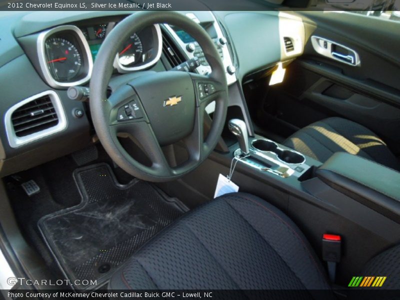 Silver Ice Metallic / Jet Black 2012 Chevrolet Equinox LS