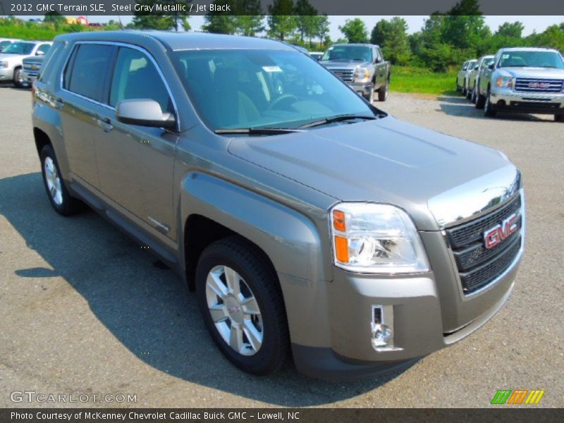 Steel Gray Metallic / Jet Black 2012 GMC Terrain SLE