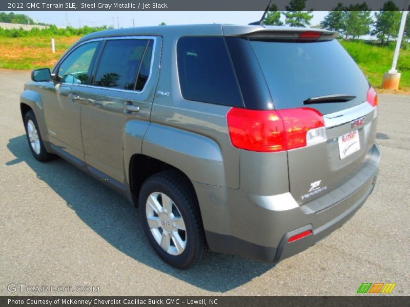Steel Gray Metallic / Jet Black 2012 GMC Terrain SLE