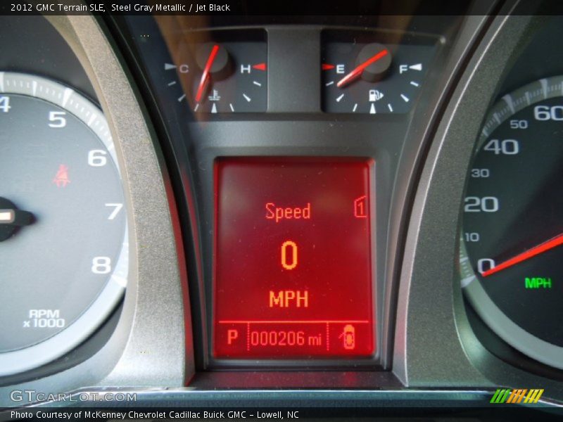 Steel Gray Metallic / Jet Black 2012 GMC Terrain SLE