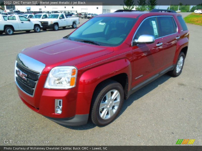 Merlot Jewel Metallic / Jet Black 2012 GMC Terrain SLE