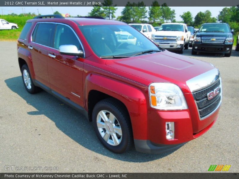Merlot Jewel Metallic / Jet Black 2012 GMC Terrain SLE