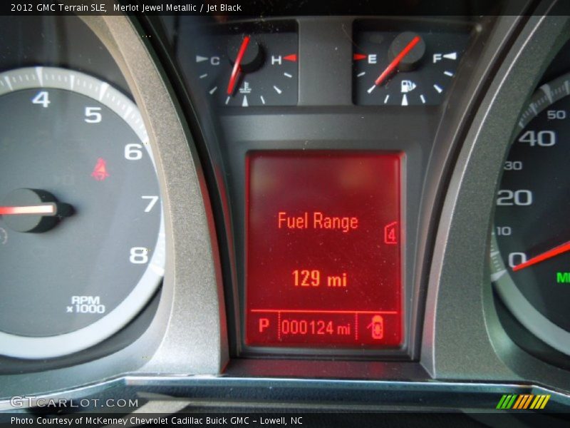 Merlot Jewel Metallic / Jet Black 2012 GMC Terrain SLE