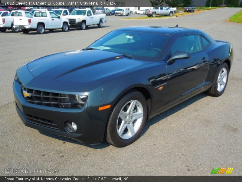 Ashen Gray Metallic / Black 2012 Chevrolet Camaro LT Coupe