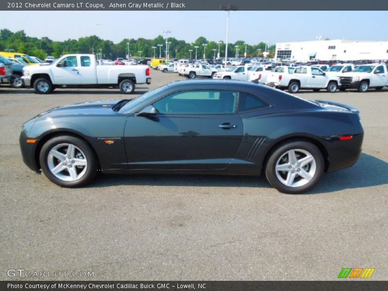 Ashen Gray Metallic / Black 2012 Chevrolet Camaro LT Coupe