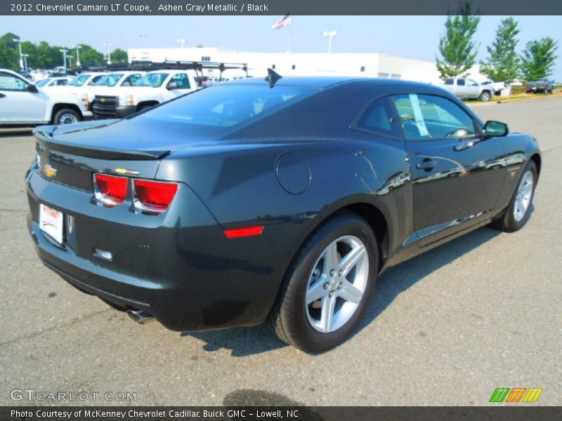 Ashen Gray Metallic / Black 2012 Chevrolet Camaro LT Coupe