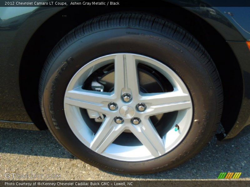 Ashen Gray Metallic / Black 2012 Chevrolet Camaro LT Coupe