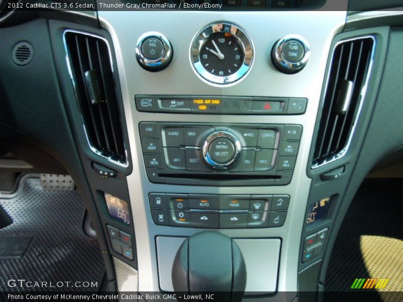 Controls of 2012 CTS 3.6 Sedan
