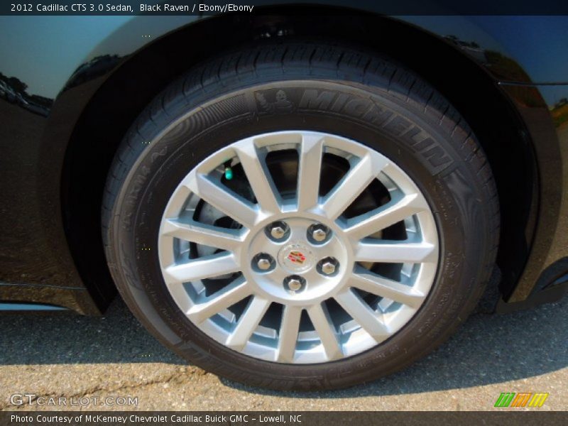 Black Raven / Ebony/Ebony 2012 Cadillac CTS 3.0 Sedan