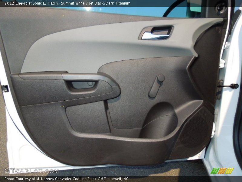Summit White / Jet Black/Dark Titanium 2012 Chevrolet Sonic LS Hatch