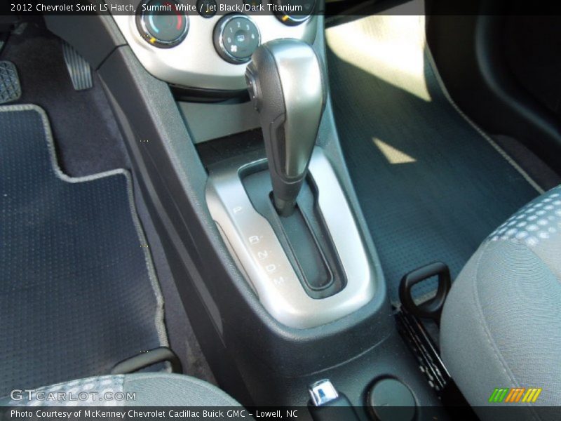 Summit White / Jet Black/Dark Titanium 2012 Chevrolet Sonic LS Hatch