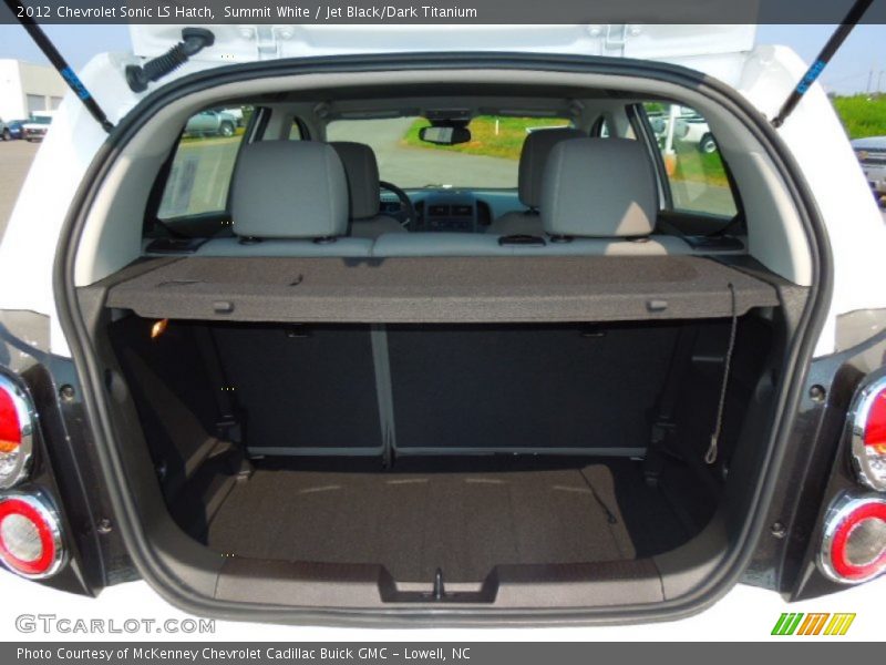 Summit White / Jet Black/Dark Titanium 2012 Chevrolet Sonic LS Hatch