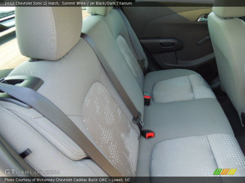 Summit White / Jet Black/Dark Titanium 2012 Chevrolet Sonic LS Hatch