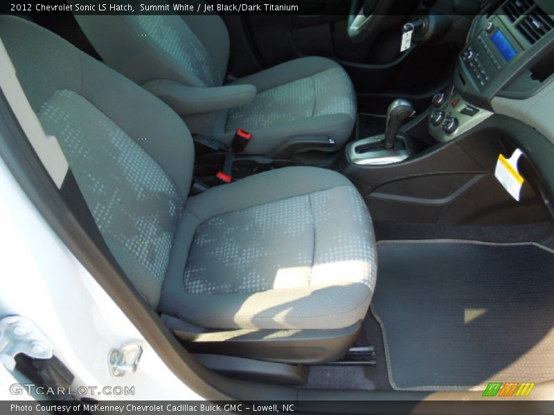 Summit White / Jet Black/Dark Titanium 2012 Chevrolet Sonic LS Hatch