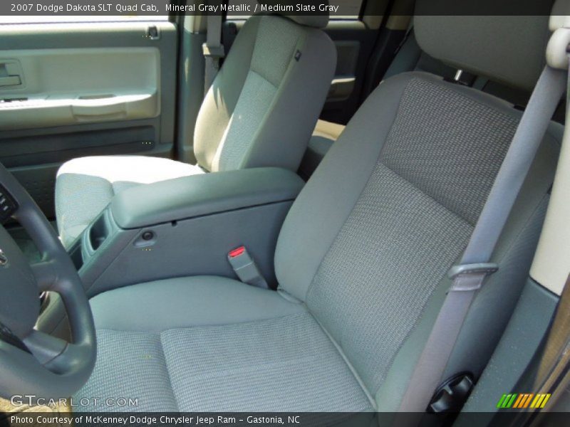 Mineral Gray Metallic / Medium Slate Gray 2007 Dodge Dakota SLT Quad Cab