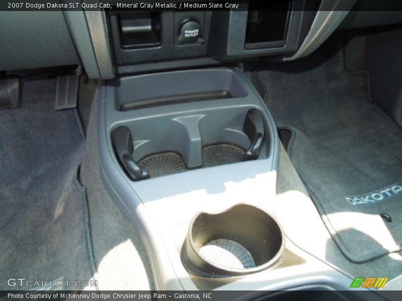Mineral Gray Metallic / Medium Slate Gray 2007 Dodge Dakota SLT Quad Cab