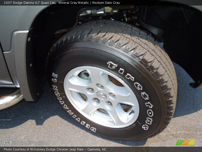 Mineral Gray Metallic / Medium Slate Gray 2007 Dodge Dakota SLT Quad Cab