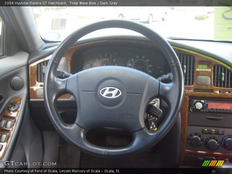 Tidal Wave Blue / Dark Gray 2004 Hyundai Elantra GT Hatchback