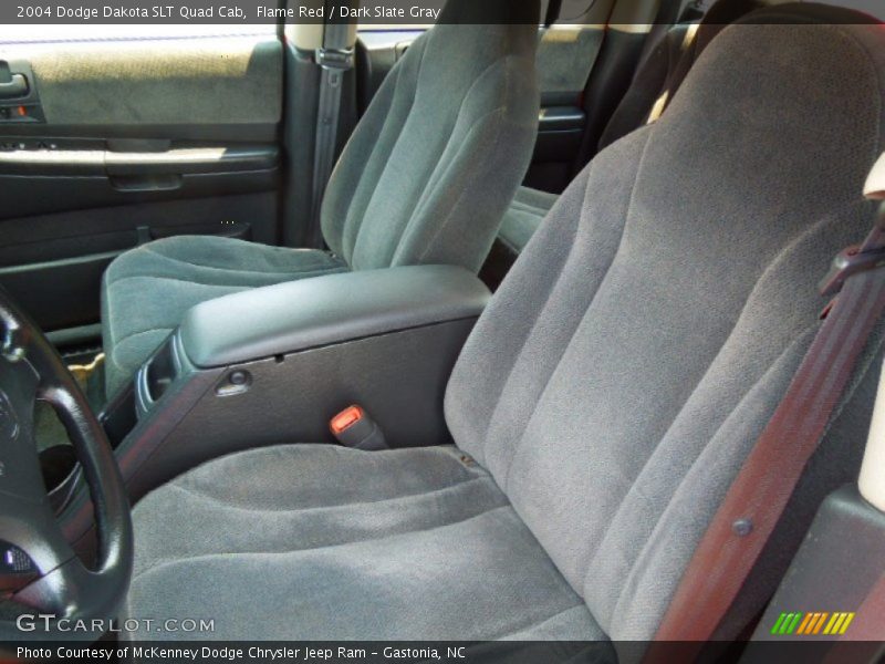 Flame Red / Dark Slate Gray 2004 Dodge Dakota SLT Quad Cab