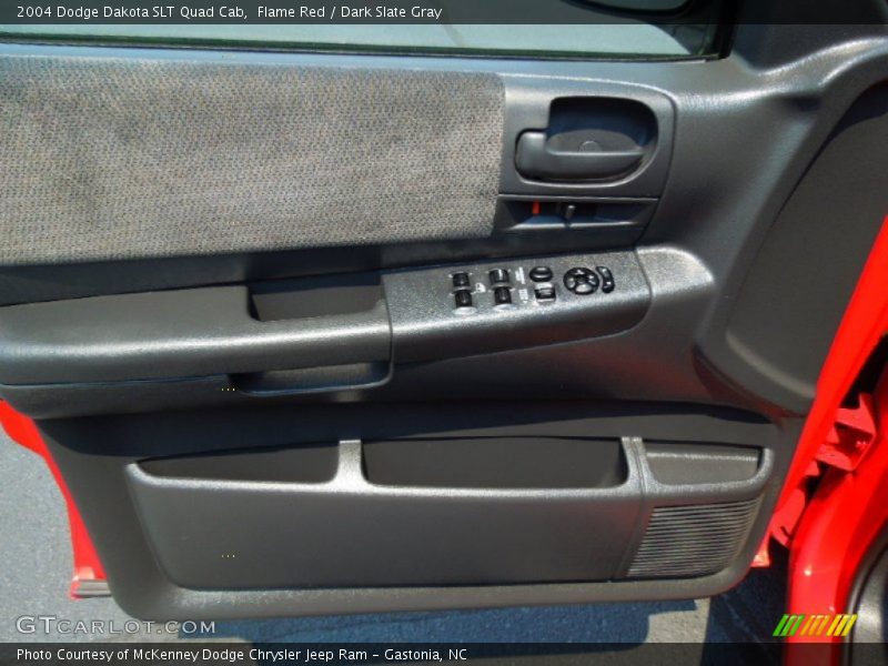 Flame Red / Dark Slate Gray 2004 Dodge Dakota SLT Quad Cab