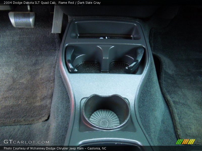 Flame Red / Dark Slate Gray 2004 Dodge Dakota SLT Quad Cab