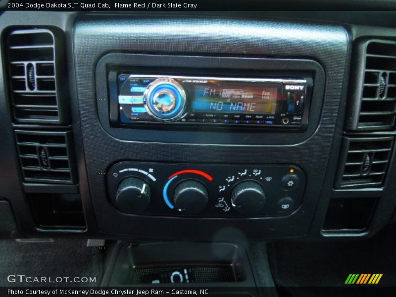 Flame Red / Dark Slate Gray 2004 Dodge Dakota SLT Quad Cab