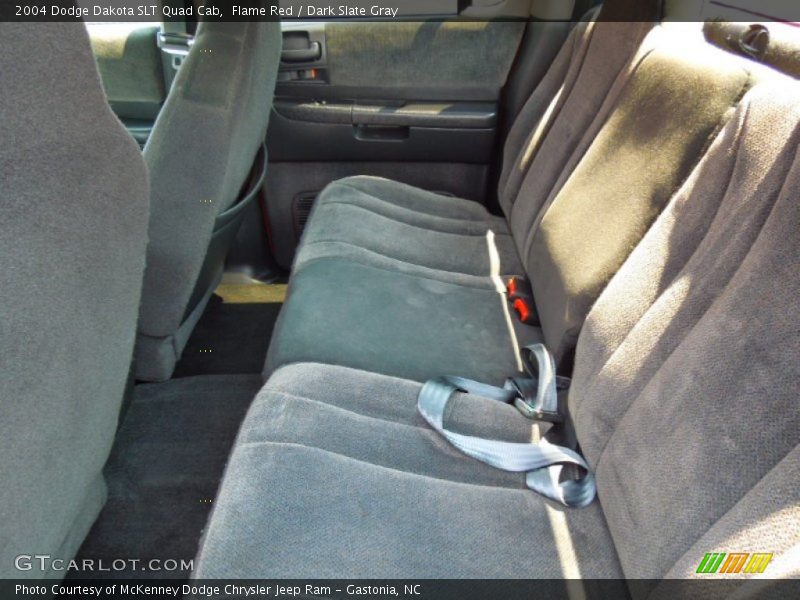 Flame Red / Dark Slate Gray 2004 Dodge Dakota SLT Quad Cab