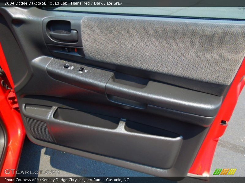 Flame Red / Dark Slate Gray 2004 Dodge Dakota SLT Quad Cab